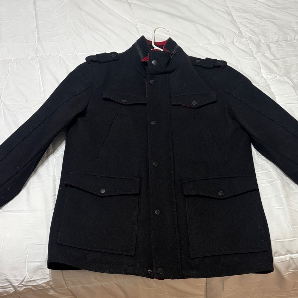 Guess Black Military Field Jacket